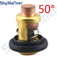 50 Degree Thermostat 6E5-12411 688-12411 6H3-12411 6E5-12411-10 For Yamaha For SUZUKI Outboard Motor 15 25HP 30HP 40HP