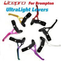 Litepro Ultra Light Levers For Brompton Brake Lever 22.2mm Aluminum Alloy CNC UltraLevers BYA412 Folding Bike Brake Bar