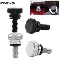 Black Chrome Seat Bolt Tab Screw Aluminum For Harley Touring Street Glide Road King Sportster 883 XL Softail Dyna Fatboy 96-2022