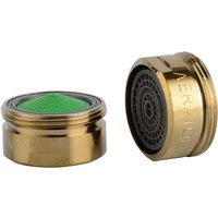 1PC 24mmThreaded Brass ABS Golden Aerator Faucet Bubbler Sprayer Water Saving Filter Faucet Nozzle Polished Filter for Kitchen