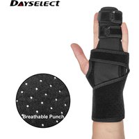 Atmungsaktive Hammer-Fingerschiene für 2/3 Fingerstütze, Aluminium-Fingerstützstabilisator für gebrochene Finger, Arthritis, Sehnenentzündung