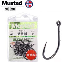 Mustad Fishing Hook 10757SP Barbed fishing hooks 1#-9# Jigging hooks With holes Fishing Hooks 100% Original