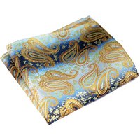 Wholesale Paisley Pink Blue Yellow Gold Red Burgundy Purple Orange Mens Hanky 100% Silk Jacquard Woven Elegant Handkerchief