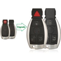 Jingyuqin Modified For Mercedes Benz NEC W245 W203 W204 W208 W215 W221 Viano Sprinter Fob 3/4 Buttons Smart Remote Car Key Shell