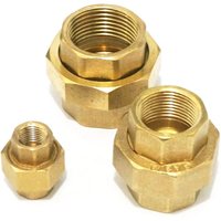 1/8 "1/4" 3/8 "1/2" 3/4 "1" BSP Weiblich Messing Rohr Union Fitting Anschluss Adapter