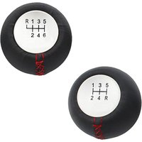 5 6 Speed Manual Auto Leather Steel Gear Stick Shift Knob For Toyota TRD Car Accessories