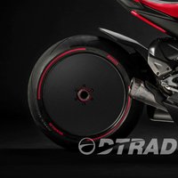 Real Carbon wheel cover disc Matte Full Carbon Disc glossy with a CNC 7075 Aluminium Flange and black screws Suitable