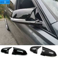 Couvercle de rétroviseur en fibre de carbone, style de remplacement, look figuré, BMW Série 1 2 3 4 F20 F30 F31 F32 F36 2012-ettes 320i 328i 330d 335i M3