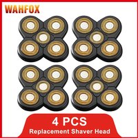 WAHFOX Replacement Shaver Head Electric Shaver Stainless Steel Razor Blade 5 Cutter Floating Head Spare Razor Blades