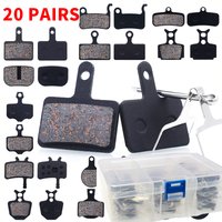 20 Pairs With Box MTB Bicycle Organic Resin Hydraulic Disc Brake Pads For SRAM Mountain Bike Cycling Brake Accessories