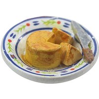1/12 Dollhouse Miniature Accessories Mini Resin Cheese Cake with Plate Simulation Dessert Model Toys for Doll House Decoration