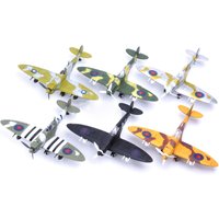 1:48 Britain Spitfire Hurricane F4U Corsair Assemble Fighter Aeroplane Model Combat Airplane Aircraft