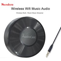 M5 AudioCast for Airplay Wireless Music Audio Speaker Receiver 2.4G WIFI Hifi Music for DLNA Airplay Adapter Spotify Streamer
