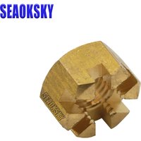 369-64121-0 Outboard Nut Castle for Yamaha Outboard 2 Stroke 4 Stroke 6HP 8HP 15HP Parsun F15-06000016 Hidea Seapro 90171-10M00