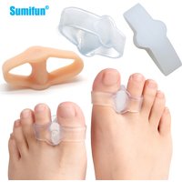 3 Types Soft Elastic Toe Separator Silicone Hallux Valgus Orthopedic Protector Thumb Corrector Spacers Bunion Relief Foot Care
