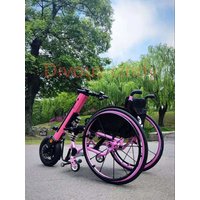 AliExpress DIVOUS 800W Motor Lightweight Manual Wheelchair Bike Attachment Wheelchair Handbike Newest Hot Sale Electric Wheelchair Kit
