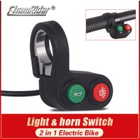 Headlight Switch and Horn Light Switch, 2 in 1 on/off, 160cm, 12V-80V, Ebike Accessories, DK216