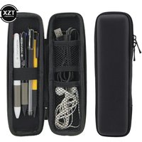 Black EVA Hard Shell Data Cable Storage Pen Case Protection Suitcase Bag Storage Container Pen Ballpoint Pen Stylus Pencil Case