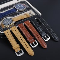 Cowhide Leather Watch Strap 18mm 19mm 20mm 22mm Quick Release Watchband Vintage Band Replacement Belt For Men