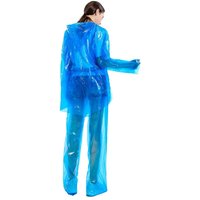 Disposable Raincoat Set Dustproof Waterproof Raincoat Suit for Men Women Hiking Fishing Anti-fog