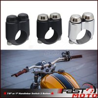 1PC 22mm 25mm Bar Mini Schlank Push-Taste Lenker Montieren Schalter Steuer Beleuchtung Horn M-schalter für BMW R80 R100 K100 Cafe Racer