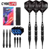 CyeeLife 20g 3pcs Tip Darts Aluminum Shaft Electronic Plastic Dartboard Indoor Outdoor Games Family bar entertainment