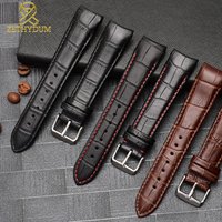 Genuine leather bracelet curve end watch-Strap 20mm for citizen BL9002-37 05A BT0001-12E 01A watch band 21mm watchband 22mm