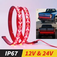 12V 24V LED Truck Tailgate Led Strip Light Bar Reverse Brake Turn Signal Brake Tail Reverse Light Bar Truck Tailgate Strip Bar