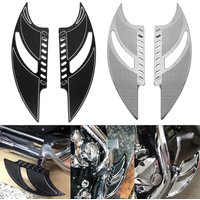 Motorcycle Black Front Floorboards Foot Pegs Footrest Pedals For Harley Sportster 883 1200 Touring Electra Glide Road King Dyna