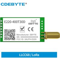 LoRa Wireless UART 433MHz 470MHz E220-400T30D 30dBm LLCC68 LoRa Spread Spectrum DIP UART Interface SMA-K Antenna