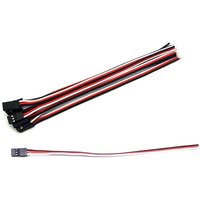 10pcs 10cm 20cm Extension Cable 30 Core Male JR Plug Servo Signal Wire For JR Futaba RC Servo Airplane Helicopter
