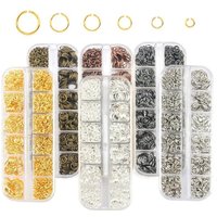 1050Pcs 0.7mm plated color Open Jump Rings Mixed 4mm 5mm 6mm 7mm 8mm 10mm iron Split Rings For DIY Jewelry Making 6 colors