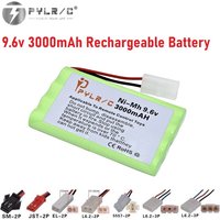 9.6v 3000mAh Rechargeable Battery For Rc toys Cars Tanks Robot Boat Gun NiMH Battery AA Upgrade 2400mah 9.6V Batteries Pack 1Pcs