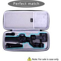 LTGEM Black EVA Hard Case for Zhiyun Smooth 4 3-Axis Handheld Gimbal Stabilizer YouTube Video Vlog Tripod (Only Case)
