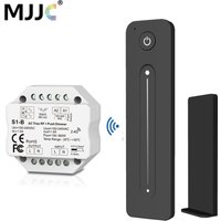 Ściemniacz LED 220V 230V Bezprzewodowy pilot zdalnego sterowania AC Triac RF Przełącznik Push Dimmer 2.4G Touch Dimer do żarówek LED MJJC-S1-B
