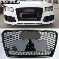 A7 Q Style Front Sport Honeycomb Hood Grill Grille for Audi A7 S7 Sline 2012-2015 Car Styling Accessories
