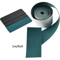 EHDIS 100CM Suede Felt ClothTape For Carbon Fiber Film Squeegee Edge Car Window Tint Scraper No Scratch Vinyl Wrap Cleaning Tool