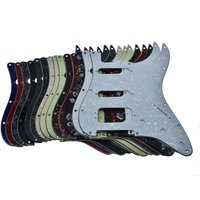Dopro 11-Loch Strat HSS Gitarren-Schlagbrett, 3-Schrauben-Humbucker-Tonabnehmerhalterung, passend für American ST für Fender für Stratocaster