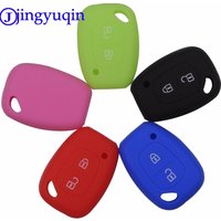 jingyuqin New Silicone Remote Car Key For Renault /Kangoo /Master /Trafic Color Fob Case Cover