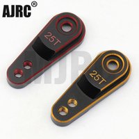 Metal 25t Servo Arm Steering Horn For Traxxas Trx4 Axial Scx10 Tamiya 1/10 Rc Crawler Truck Futaba Savox Emax Hsp Servo Motors