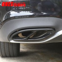 For Mercedes Benz A B C E GLC GLE GLS Class W176 W246 W247 W205 W213 Coupe C207 X253 W166 C292 X166 Car Exhaust Pipe Cover Trim