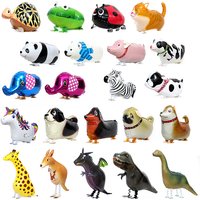 1 piece of walking animal aluminum foil balloon birthday wedding party decoration Experiential themed gathering balloon cartoon