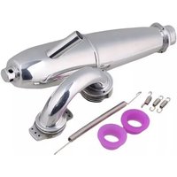 1set Exhaust Pipe & Tube for 1/8 RC Car HSP Redcat SH GO 21/28 Level Engine RC Nitro Model Hobby Car parts