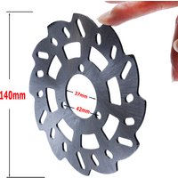 140mm Brake Disc Rotor Pad for Electric Scooter Stainless Steel 3 Hole 37mm Inner Diameter E-scooter Brake Disc Rotor Bike Parts