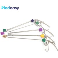 Laparoscopic Surgical Hemolok Clips Applier, Laparoscopy Polymer Clip Applicator Straight/Curved Head