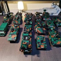Military Series T92 Tank Leopard-2A6 Challenger 2 Type99 Main Battle Tank Building Blocks Set Military Truck Bricks Toys Gift