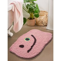 Pink Fluffy Bathroom Mat Nordic Carpet Area Rug Bath Room Floor Tub Side Mats Absorbent Anti Slip Pad Bathmat Doormat Home Decor