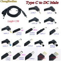 1PC USB C PD Charging Cable Cord Type C to DC Universal Power Adapter Converter for Lenovo Asus Dell Hp Acer Samsung LG Laptops