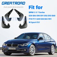 Universal Mudflaps Mud Flaps Splash Guards Mudguards For BMW 3 5 7 Series E30 E46 E90 E91 E92 E93 E60 F10 F11 G30 E38 E65 F01