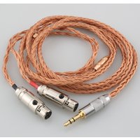 3.5 4.4 2.5mm XLR Balanced 16 Core 99% 7N OCC headphone Upgraded Cable For Audeze LCD-3 LCD-2 LCD-X LCD-XC LCD-4z LCD-MX4 LCD-GX